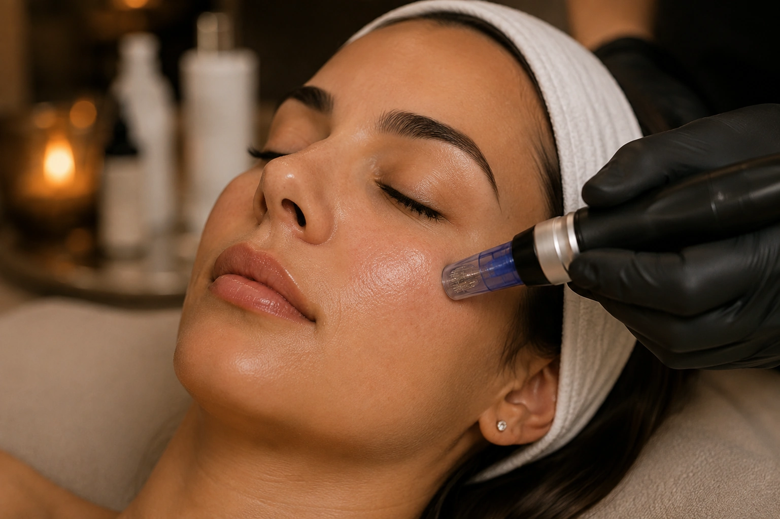 Microneedling Dermapen Behandlung Detail