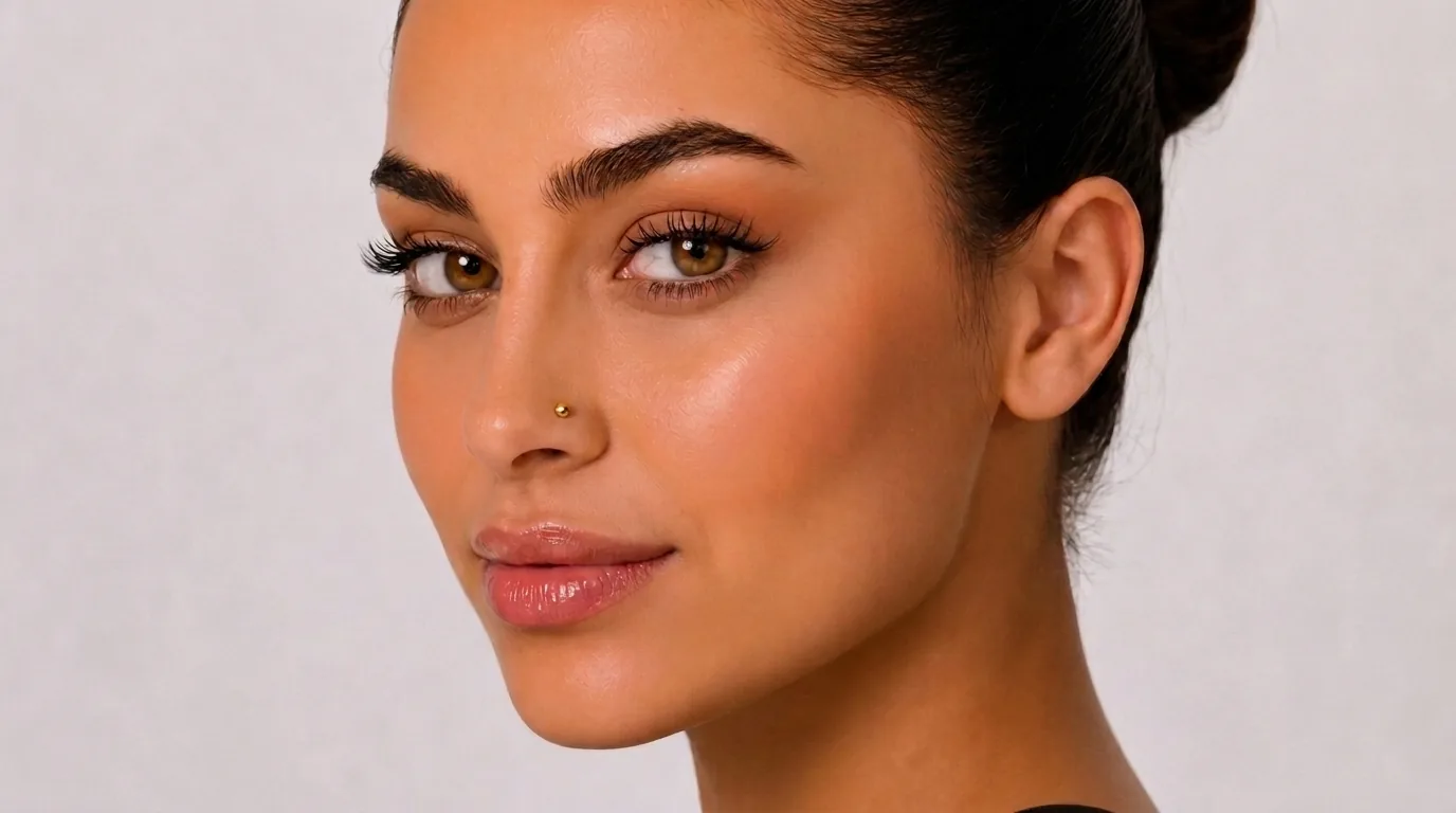 Nostril Piercing Detailansicht